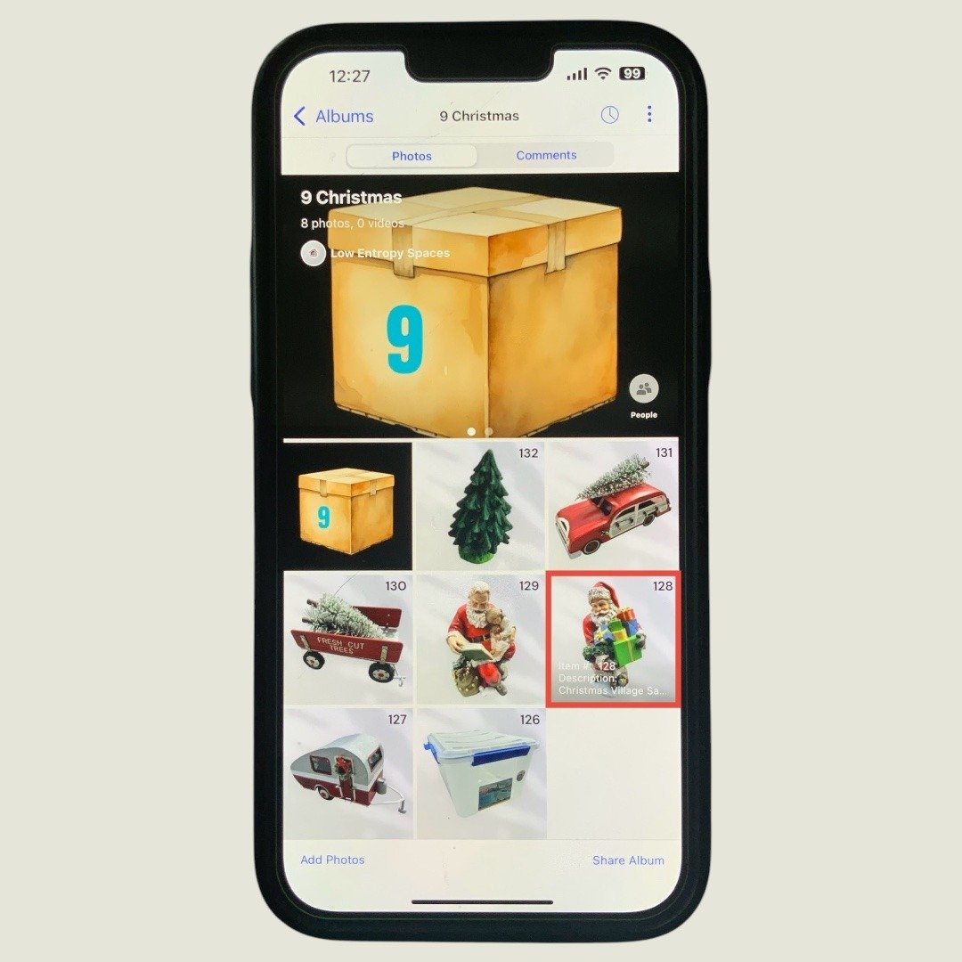 On your phone with our inventory system